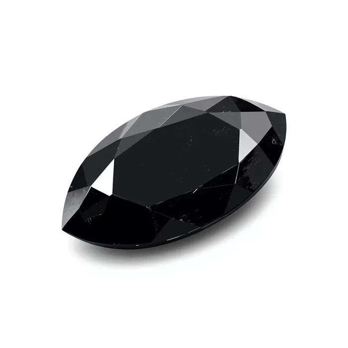 Black Spinel 1PC Large 8×16 MM Marquise Faceted Black Splendid Semi Precious Loose Gemstone