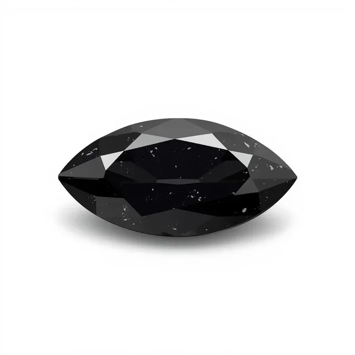 Black Spinel 1PC Tiny 3×6 MM Marquise Faceted Black Pure Semi Precious Loose Gems