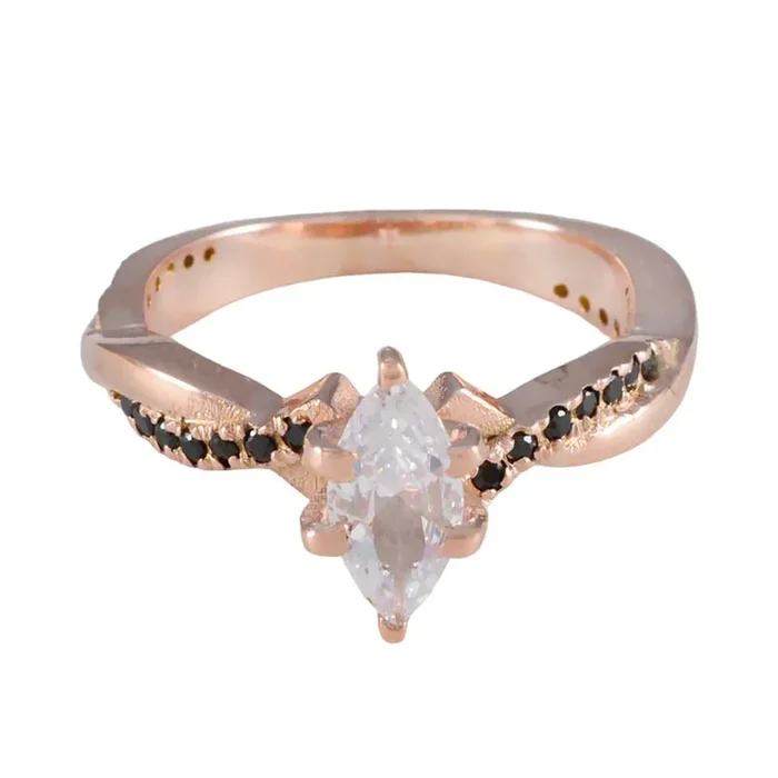 Blue Sapphire CZ Halo Indian Silver Blue Gems Whisper-thin Love Ring Jewelry
