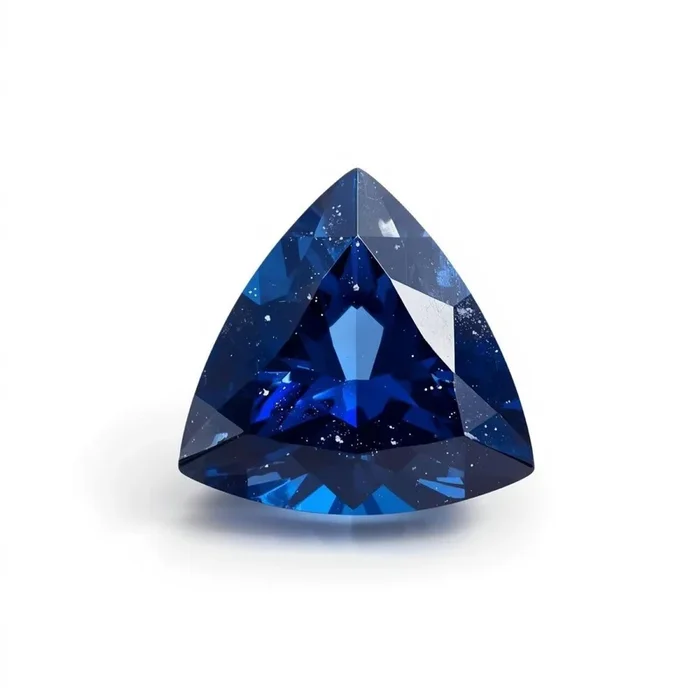 Blue Sapphire (GF) 10PC Tiny 5×5 MM Triangle Faceted Blue Sparkling Precious Gems