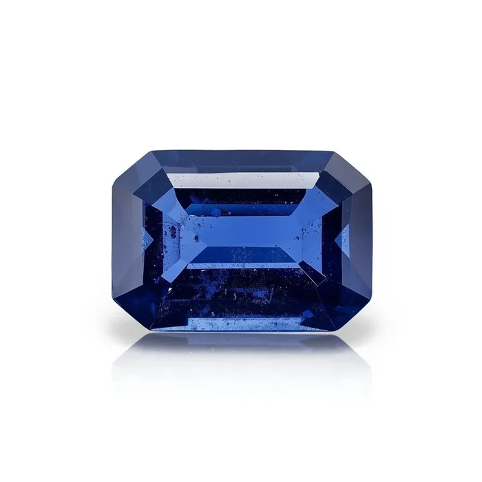 Blue Sapphire (GF) 1PC Large 9×11 MM Emerald Faceted Blue Shine Precious Loose Gems