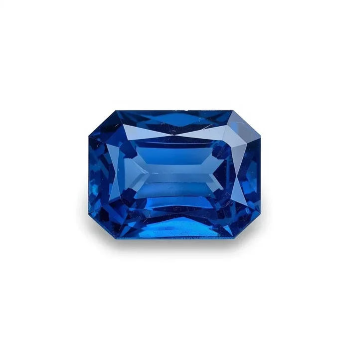 Blue Sapphire (GF) 1PC Small 7×9 MM Emerald Faceted Blue Splendid Precious Loose Gemstone