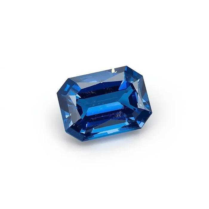 Blue Sapphire (GF) 1PC Tiny 5×7 MM Emerald Faceted Blue Brilliant Precious Loose Gemstones