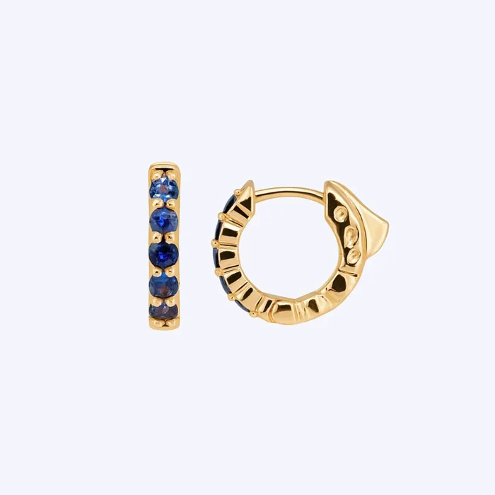 Blue Sapphire Mini Ombre Huggies