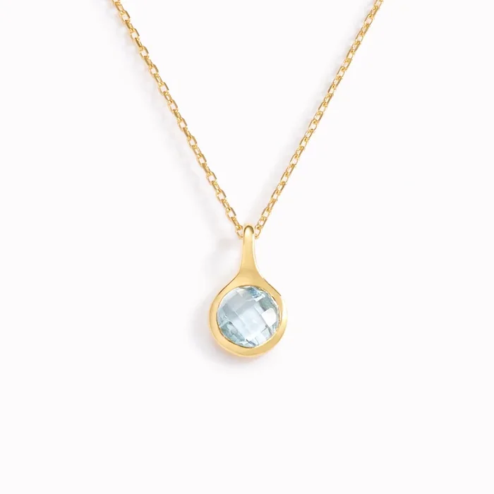Blue Topaz Necklace – Sigrid
