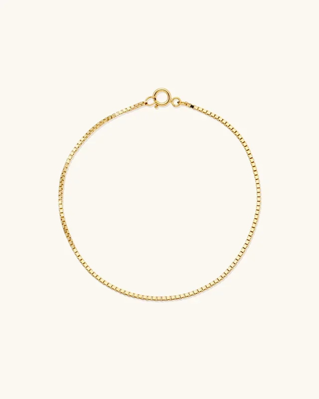 Bold Box Chain Bracelet