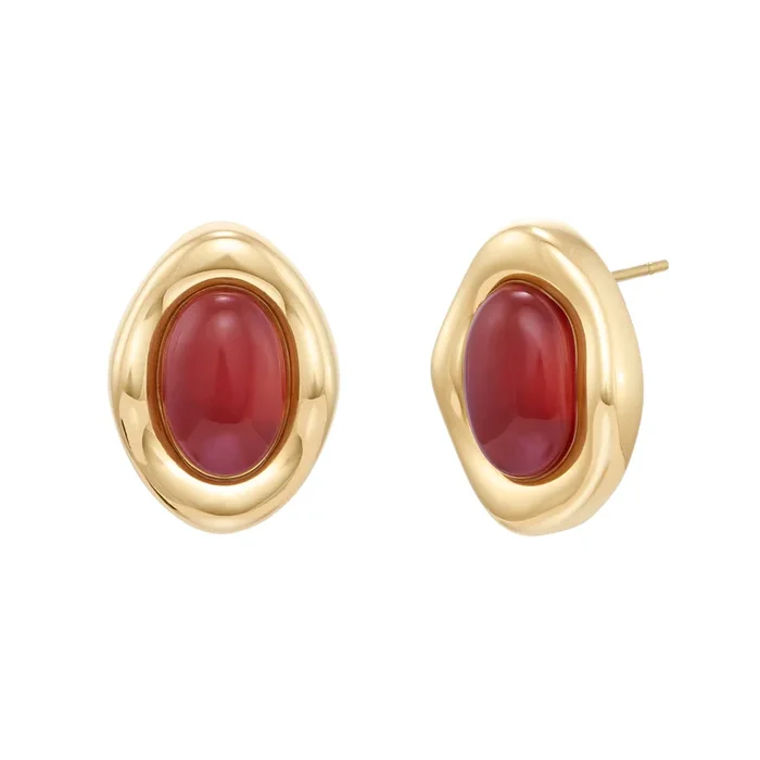 Bordeaux Earrings – Gold