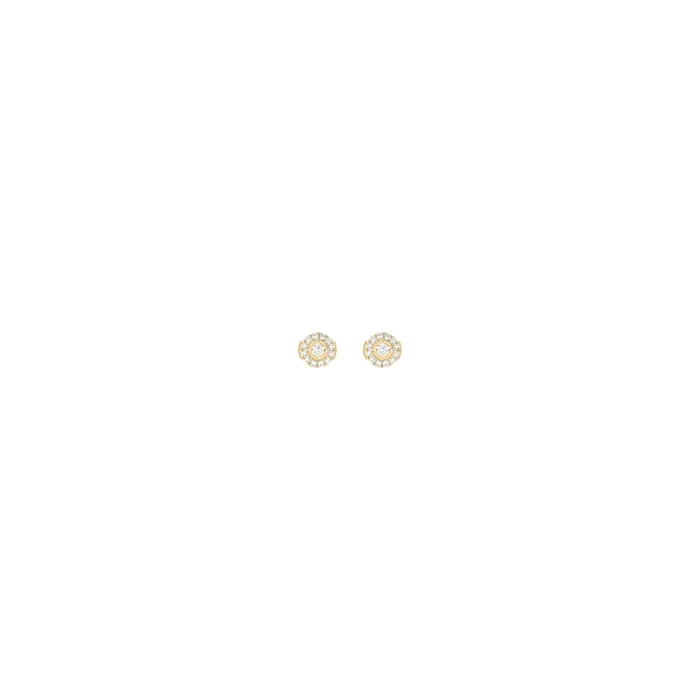 Boucles d’oreilles Messika Joy en or jaune et diamants 0,15 carat