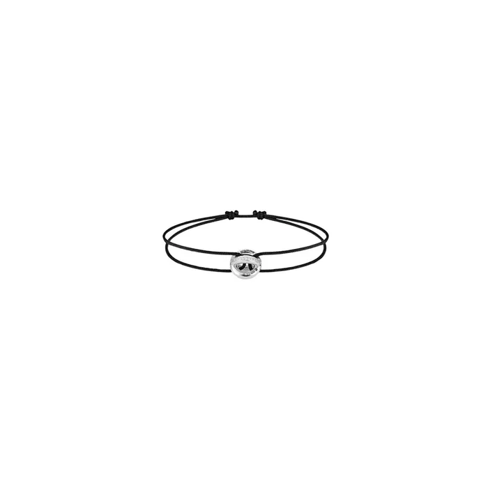 Bracelet Le Gramme Entrelacs 3g in silver and diamonds | LEPAGE