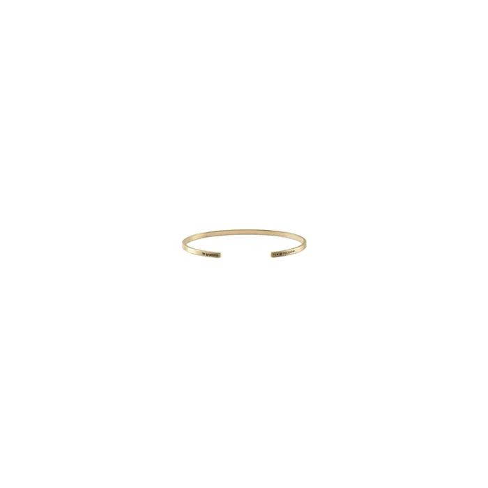 Bracelet Ruban in brushed yellow gold LE GRAMME LGCOJBR01 – Lepage