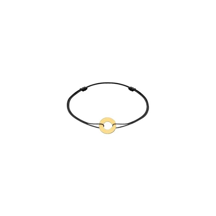 Bracelet sur cordon dinh van Cible 12 mm en or jaune 343401 – Lepage