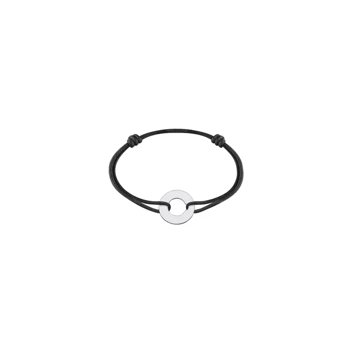 Bracelet sur cordon Dinh Van Cible 16 mm en or blanc 343202 – Lepage