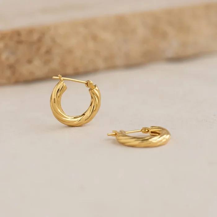 Braided Hoop Earrings – Helle