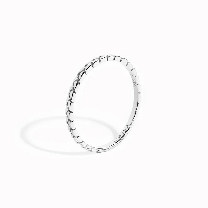 Braided Silver Ring – Lillian
