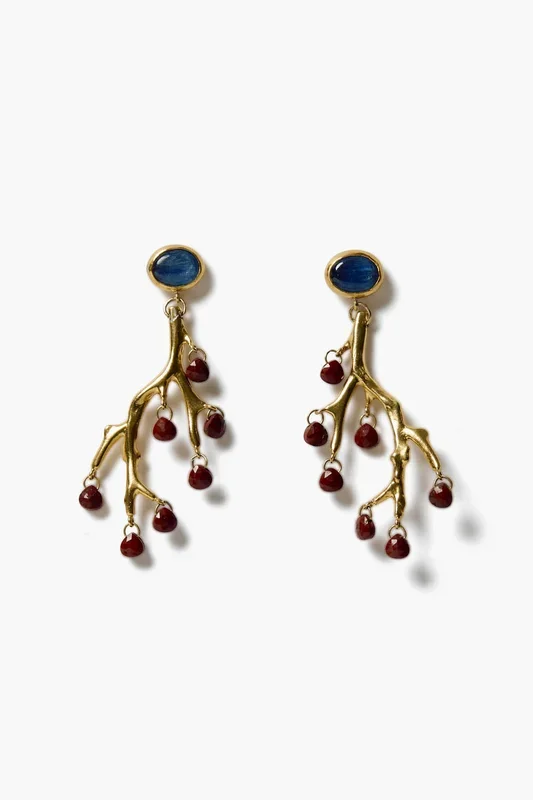 Branch Earrings Kyanite Mix