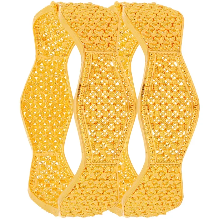 Brilliant 2pcs Kara in 22K Gold