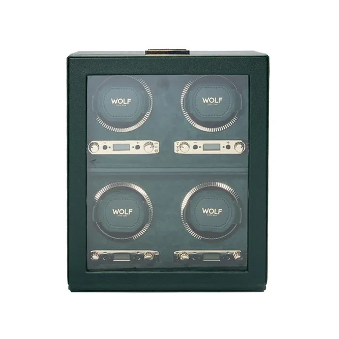 British Racing Green 4 Watches Winder | Wolf 1834 – Lepage
