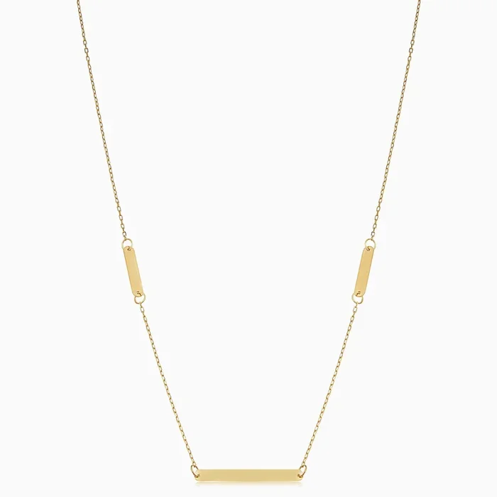 Brooklyn Bar Station Necklace
