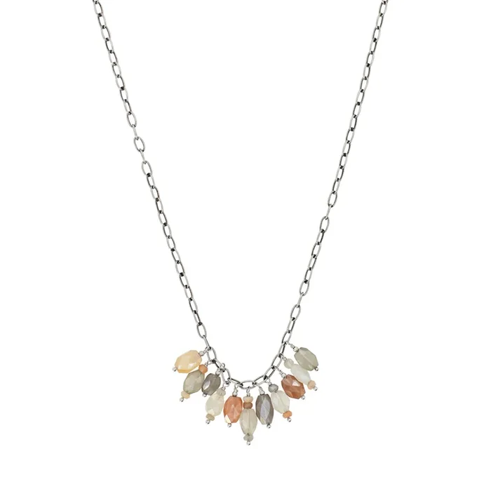 Cairn Necklace in Shaded Moonstone