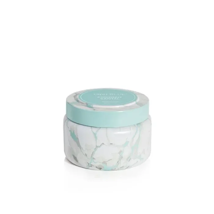 Capri Blue Coconut Santa Modern Marble Travel Tin Candle 8.5 oz