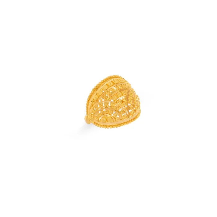 Captivating Kids Ring in 22K Gold