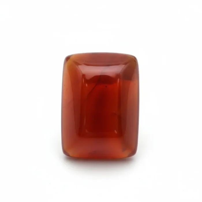 Carnelian 1PC Large 9×11 MM Emerald Cabochon Red Brilliant semi Precious Loose Gems