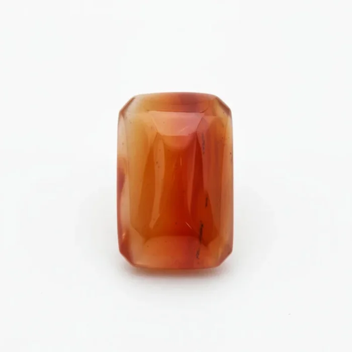 Carnelian 1PC Small 7×9 MM Emerald Cabochon Red Superior semi Precious Semi Precious Gemstone