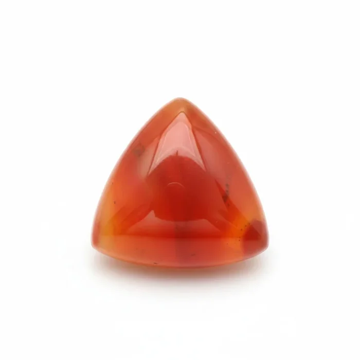 Carnelian 1PC Tiny 6×6 MM Triangle Cabochon Red Brilliant semi Precious Precious Gemstone