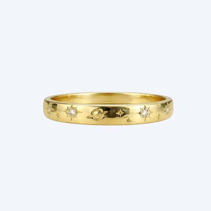 Celestial Sky Diamond Band
