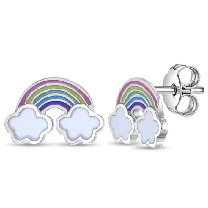 Children’s Whimsical Rainbow Children’s Earrings