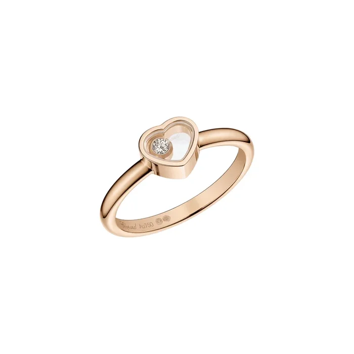 Chopard My Happy Hearts ring in rose gold and diamonds – Lepage
