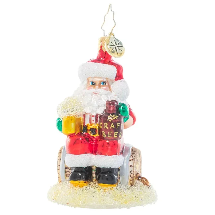 Christopher Radko Oktoberfest Cheers Gem Ornament