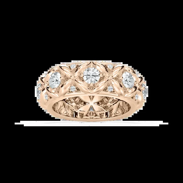 Chunky Domed Accented Band