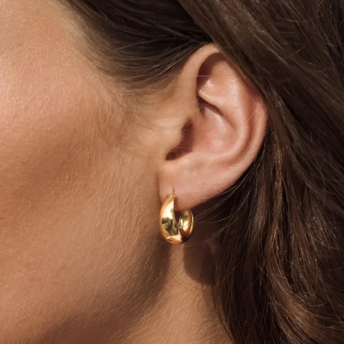 Chunky Gold Hoop Earrings – Jorunn