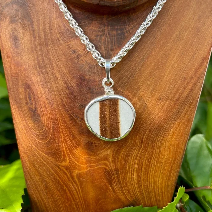 Cinnamon & Sugar Sterling Silver Pendant