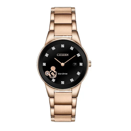 Citizen Disney Mickey Watch 29MM Dial and Stainless Steel Bracelet Bracelet. GS1056-54W-MKY