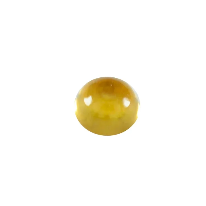 Citrine 1PC Large 10×10 MM Round Cabochon Yellow Pure semi Precious Loose Gemstones
