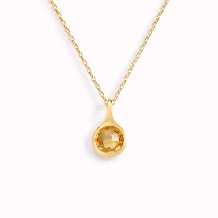 Citrine Necklace – Sigrid