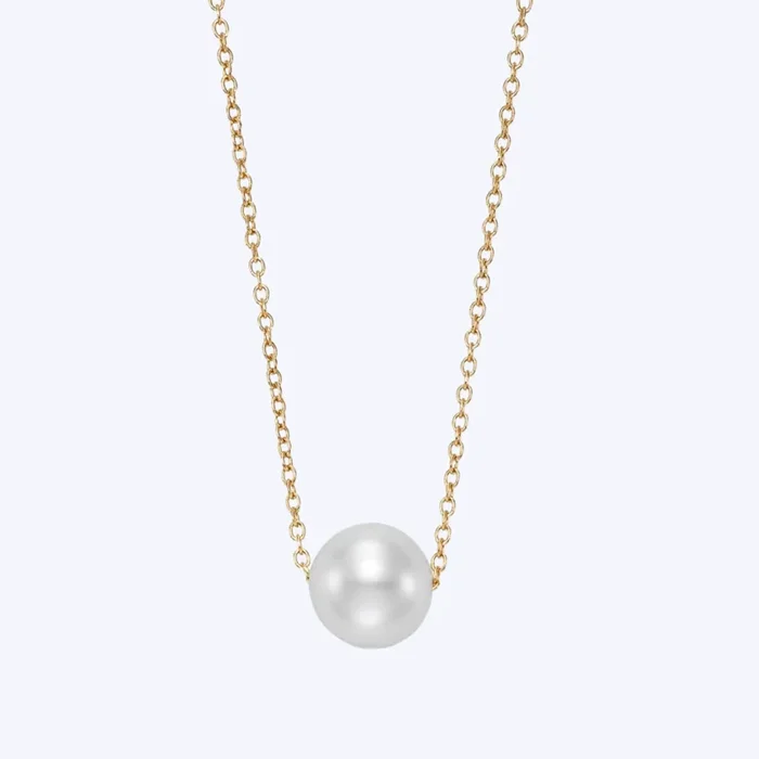 Classic Single Floating Pearl Necklace