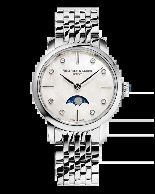Classics Slimline Ladies Moonphase