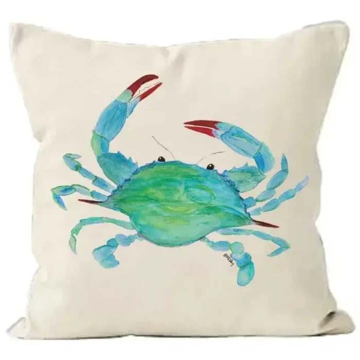 Clawdia Crab Pillow