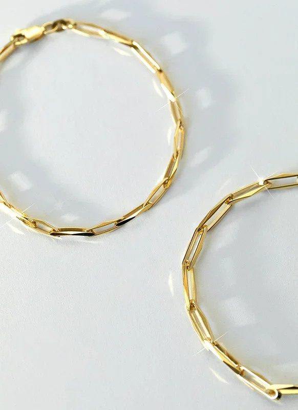 Closed forever armband 14k gold