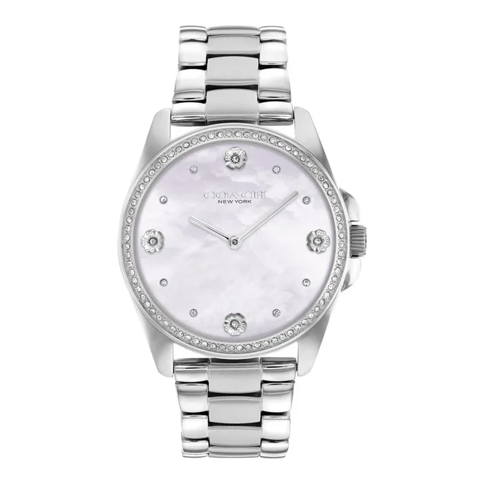 Coach Greyson Crystal Accent 36MM Stainless Steel Watch. 14504108