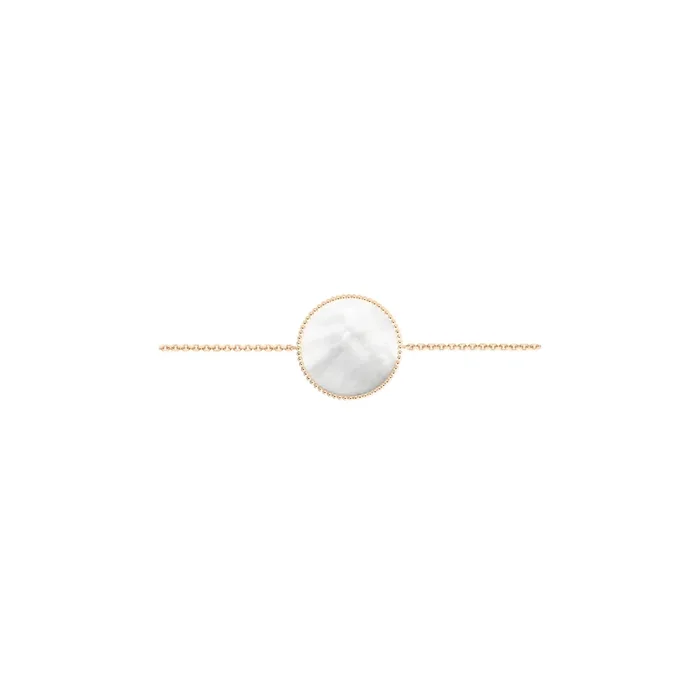 Colette Lune Perlée bracelet in rose gold and mother-of-pearl – Lepage