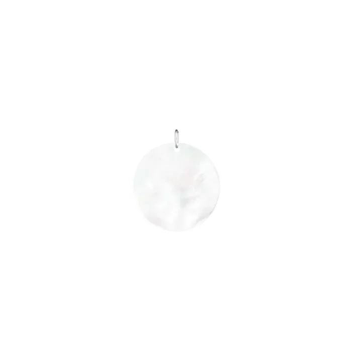 Colette Nuage pendant in white gold and mother-of-pearl | LEPAGE