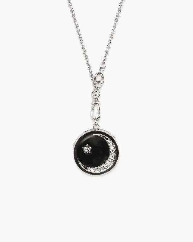 Collana con catena e chiusura apribile a medaglione Stella di Zelda