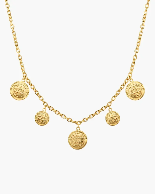 Collana Golden Hojas