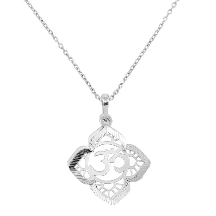Collar del chakra Sahasrara en plata de ley 925 rodiada – SOP00049