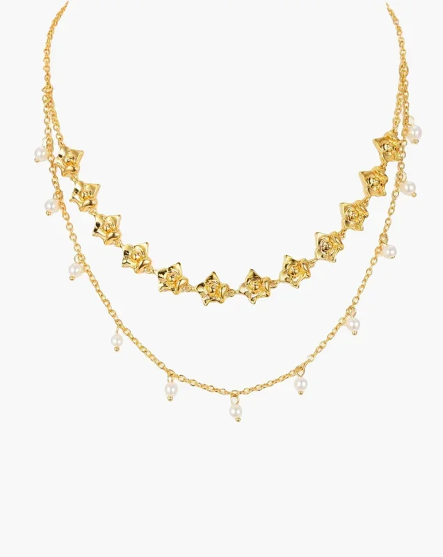 Collier de Perles Rose