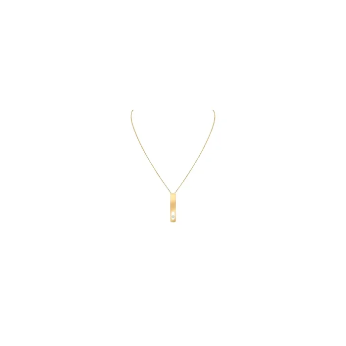 Collier Messika My First Diamond grand modèle en or jaune et diamant